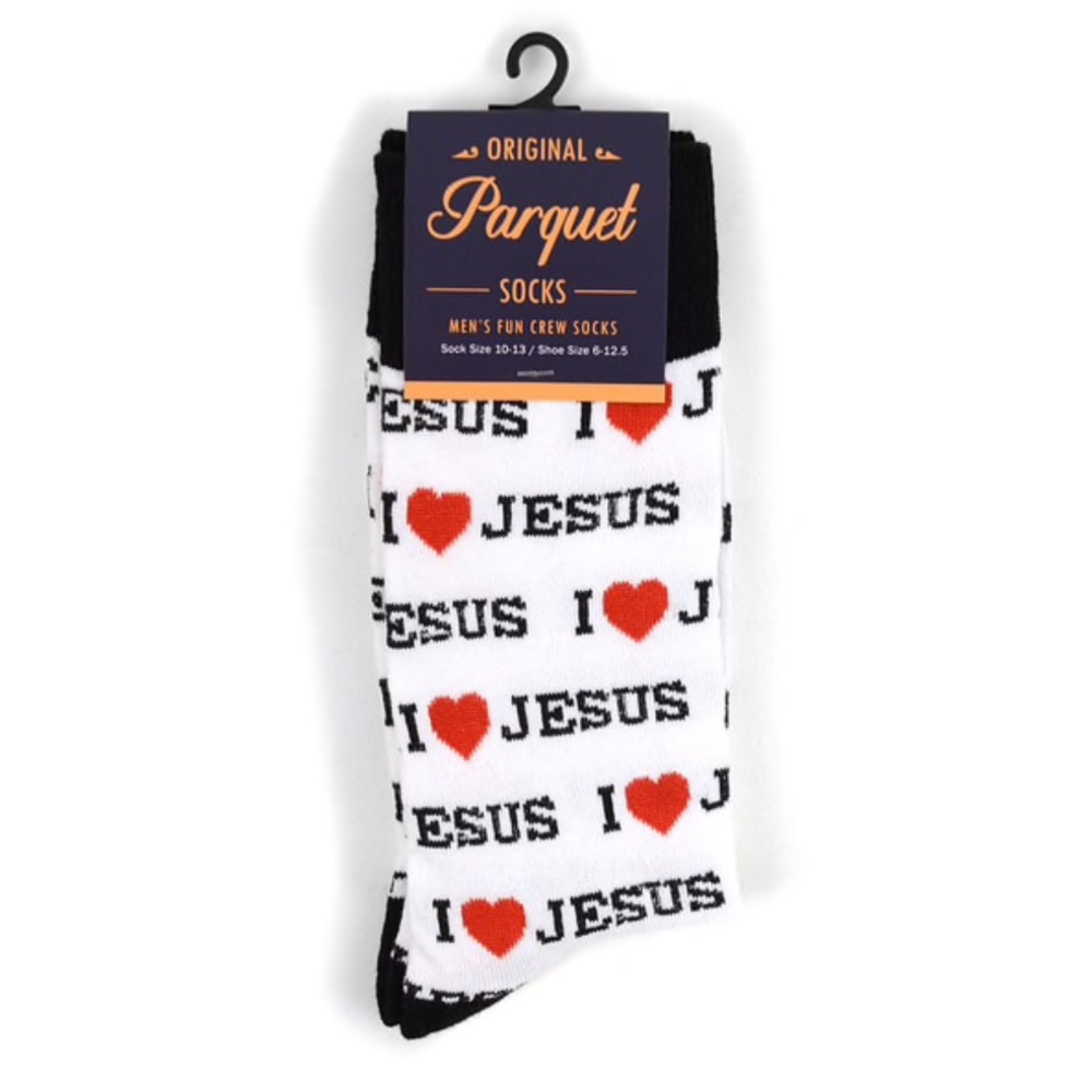 “I ❤️ Jesus” Socks!